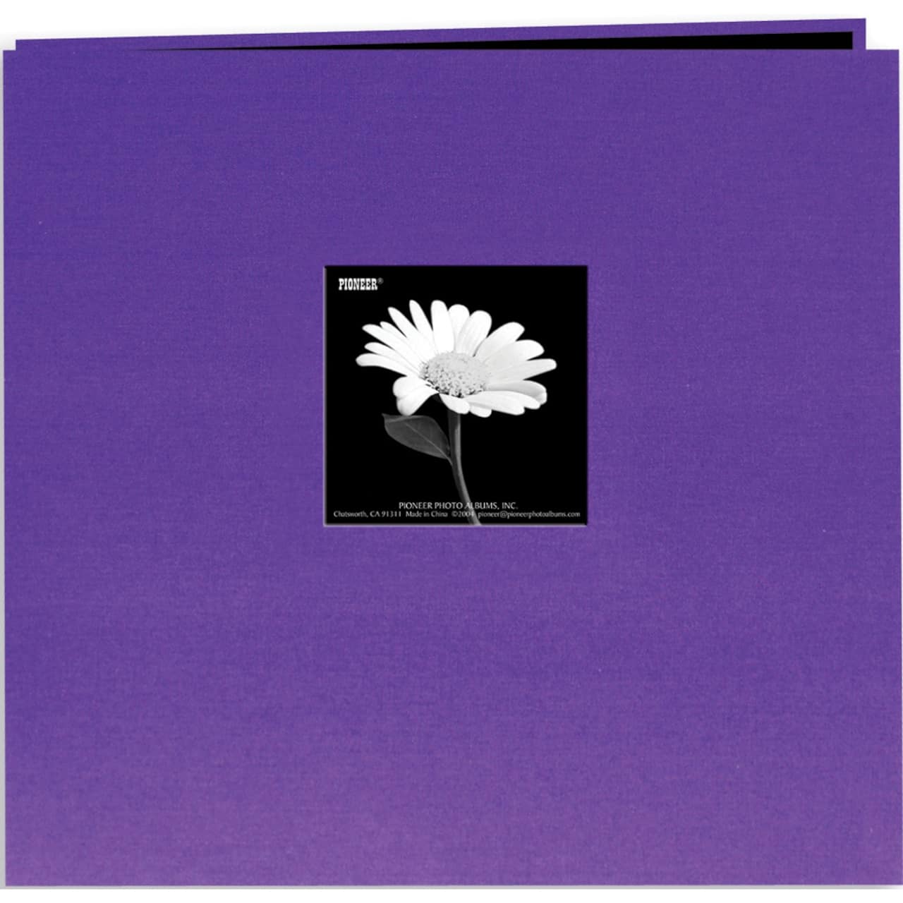 Pioneer® Book Cloth Cover Post Bound Album, 12" x 12"